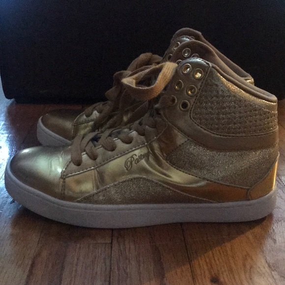 Gold “Poptart” Pastry High-tops - Picture 4 of 4
